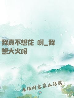 我真不想花錢啊