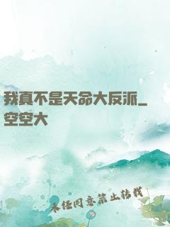 我真不是天命大反派