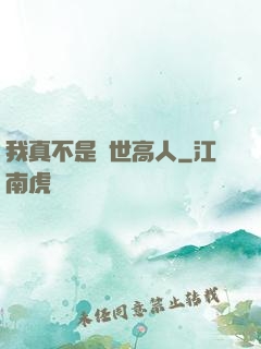 我真不是絕世高人