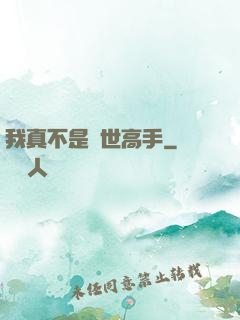 我真不是絕世高手