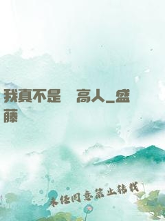 我真不是絕頂高人