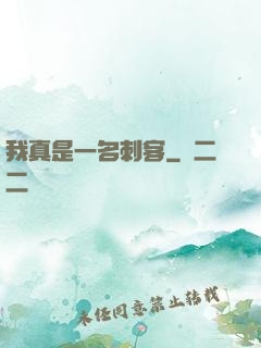 我真是一名刺客