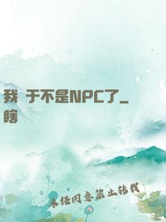 我終于不是NPC了