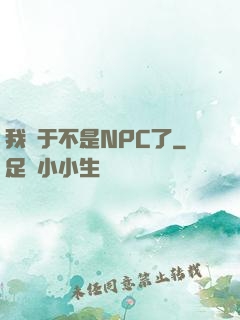 我終于不是NPC了