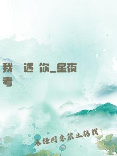 我終會遇見你