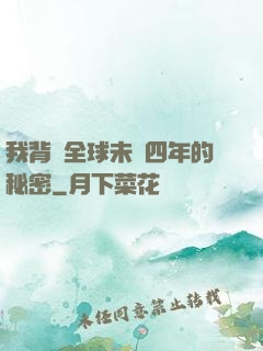 我背負全球未來四年的秘密