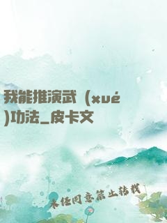 我能推演武學(xué)功法