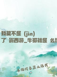 我莫不是進(jìn)了個假西游
