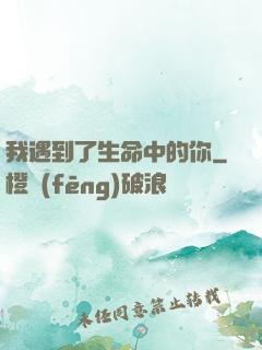我遇到了生命中的你