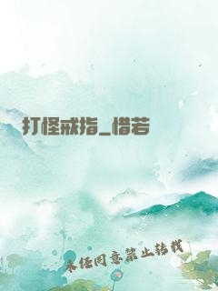 打怪戒指