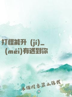 打怪能升級(jí)
