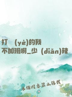 打職業(yè)的我絕不加班啊
