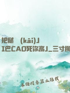把腿張開(kāi)JI巴CAO死你高J