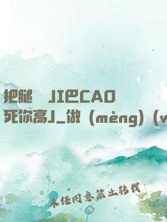 把腿張開JI巴CAO死你高J