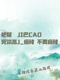 把腿張開JI巴CAO死你高J