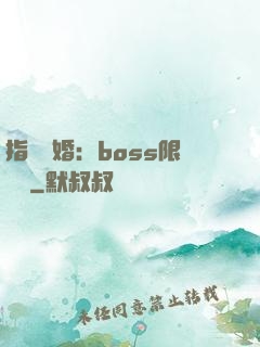 指爾為婚：boss限時愛
