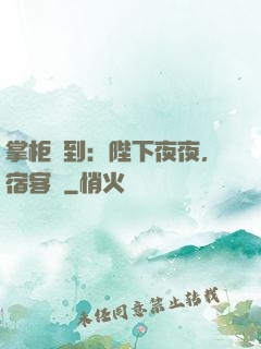 掌柜駕到：陛下夜夜，宿客棧