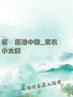 掌門豈是池中物
