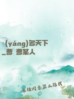 揚(yáng)名天下