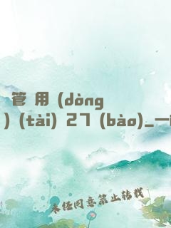 摥管專用動(dòng)態(tài)圖27報(bào)