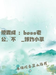 撩妻成癮：boss老公，不許動