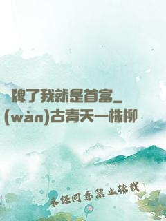 攤牌了我就是首富