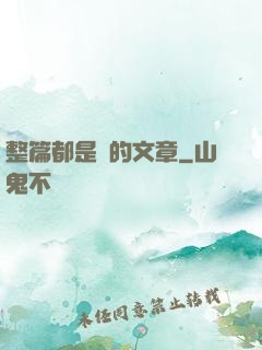 整篇都是車的文章