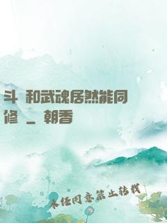 斗氣和武魂居然能同時修煉