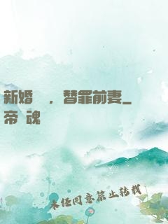 新婚無愛，替罪前妻