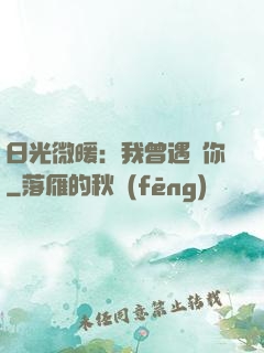 日光微暖：我曾遇見你