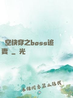 時空快穿之boss追妻記