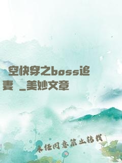 時空快穿之boss追妻記
