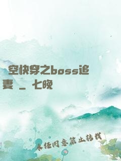 時空快穿之boss追妻記