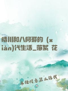 晴川和八阿哥的現(xiàn)代生活