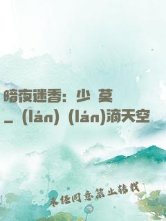 暗夜迷香：少帥莫貪歡