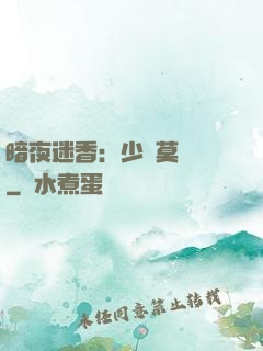 暗夜迷香：少帥莫貪歡