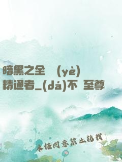 暗黑之全職業(yè)精通者