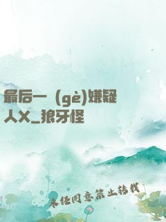 最后一個(gè)嫌疑人X