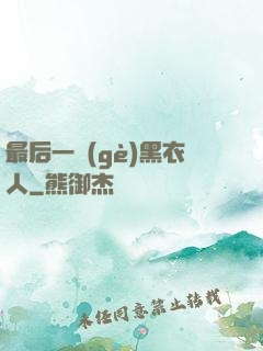 最后一個(gè)黑衣人