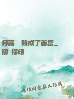 月薪兩萬我成了首富