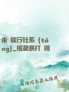 未來旅行社系統(tǒng)