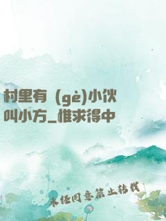 村里有個(gè)小伙叫小方