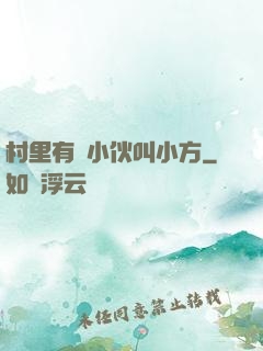 村里有個小伙叫小方