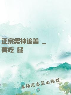 正宗男神追美記