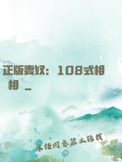 正版妻奴：108式相愛相殺