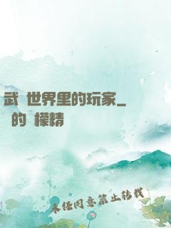 武俠世界里的玩家
