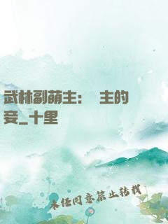 武林副萌主：莊主的寵妾