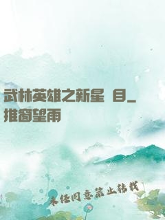 武林英雄之新星奪目