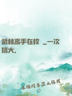 武林高手在校園