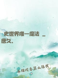 歷史世界唯一魔法師